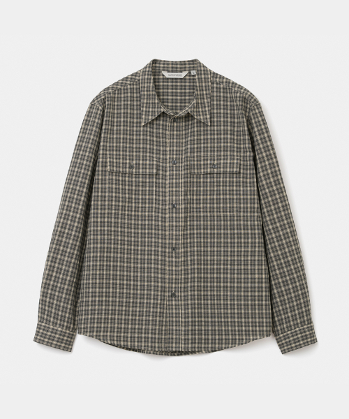 UNIFORM BRIDGE(ユニフォームブリッジ)の「vintage check pocket shirt black(シャツ/ブラウス・メンズ・その他・MEDIUM/LARGE/X-LARGE/XX-LARGE)」の1枚目の写真