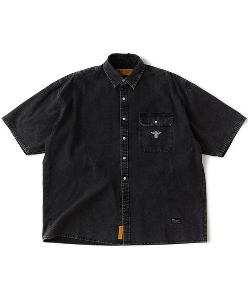 FAT（エフエイティー）の「BEEMENT（シャツ/ブラウス・メンズ・オリーブ/ブラック/オレンジ・JUMBO(XXL)/FAT(XL)/SKINNY(L)/TITCH(M)）」の2枚目の写真