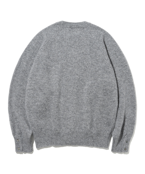 KNITTED(ニッティド)の「シェギドック ウール100% ラウンドカーディガン グレー(カーディガン/ボレロ・レディース・その他・LARGE/MEDIUM/X-LARGE)」の13枚目の写真