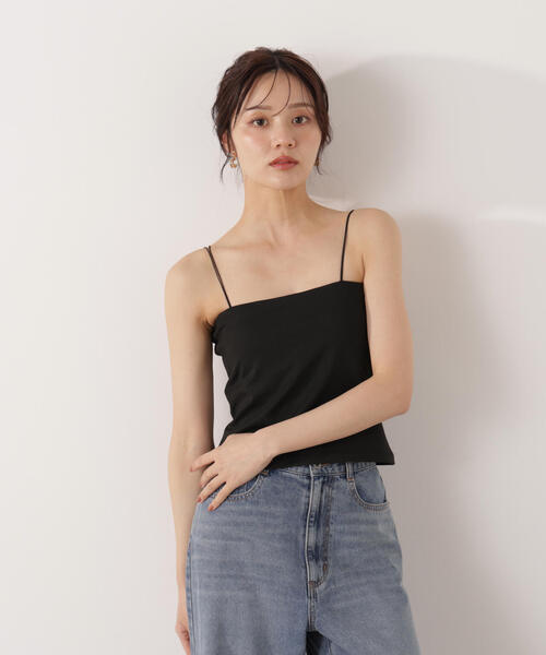 PROPORTION BODY DRESSING(プロポーションボディドレッシング)の「カップ付キャミ / 1216160001(キャミソール・レディース・ホワイト系その他/ブラック・MEDIUM/SMALL)」の7枚目の写真