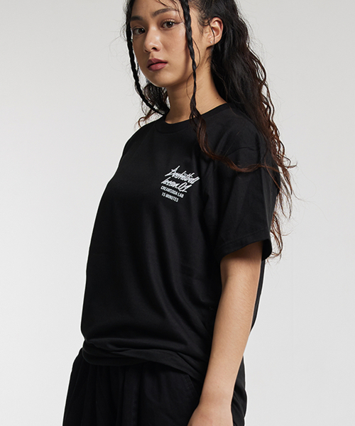 CREAM SODA LAB（クリームソーダラボ）の「15MIN クォーター チームプレイ グラフィック ロゴ 半袖Tシャツ ブラック ホワイト（Tシャツ/カットソー・レディース・その他・LARGE/MEDIUM/X-LARGE/XX-LARGE）」の18枚目の写真