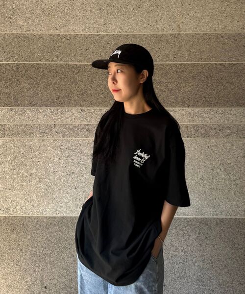 CREAM SODA LAB（クリームソーダラボ）の「15MIN クォーター チームプレイ グラフィック ロゴ 半袖Tシャツ ブラック ホワイト（Tシャツ/カットソー・レディース・その他・LARGE/MEDIUM/X-LARGE/XX-LARGE）」の8枚目の写真