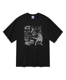20番手イマジン半袖Tシャツブラック