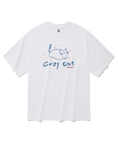 RADINEO(ラディネオ)の「コジキャット 半袖Tシャツ ホワイト(Tシャツ/カットソー・メンズ・その他・SMALL/MEDIUM/LARGE/X-LARGE)」の1枚目の写真