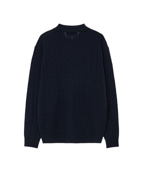 MANNERGRAM(マナーグラム)の「クラシックケーブル長袖カラーニットネイビー(ニット/セーター・メンズ・その他・MEDIUM/LARGE/X-LARGE)」の5枚目の写真