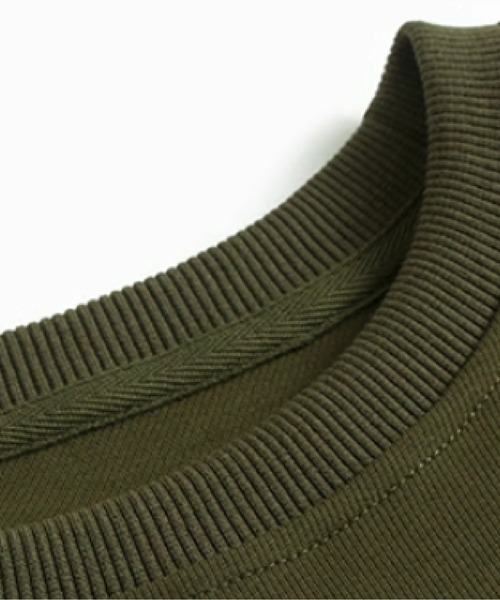 LA POMME petit(ラポミ・プチ)の「Ribbon Motif Sweat(スウェット・レディース・ホワイト/ブラック/グリーン・FREE)」の4枚目の写真