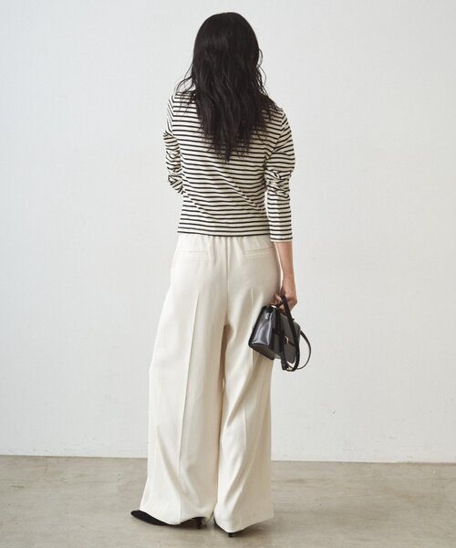 LOUNGEDRESS（ラウンジドレス）の「2タックワイドパンツ（その他パンツ・レディース・ネイビー/ベージュ/アイボリー/ブラック・SMALL/MEDIUM）」の12枚目の写真