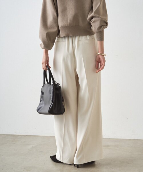 LOUNGEDRESS（ラウンジドレス）の「2タックワイドパンツ（その他パンツ・レディース・ネイビー/ベージュ/アイボリー/ブラック・SMALL/MEDIUM）」の19枚目の写真