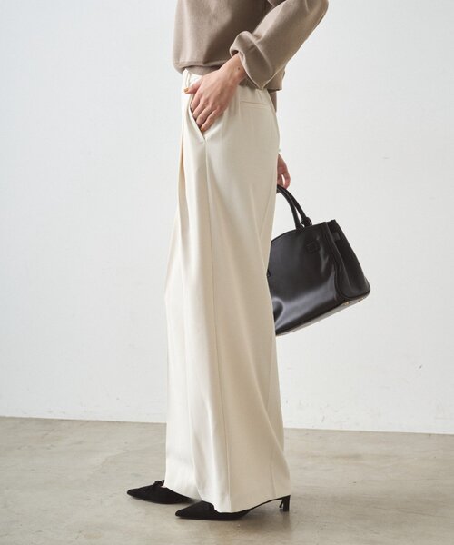 LOUNGEDRESS（ラウンジドレス）の「2タックワイドパンツ（その他パンツ・レディース・ネイビー/ベージュ/アイボリー/ブラック・SMALL/MEDIUM）」の20枚目の写真