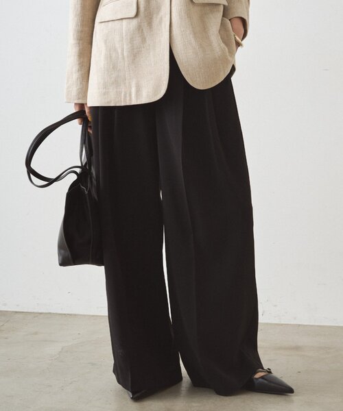 2タックワイドパンツ（その他パンツ）｜LOUNGEDRESS（ラウンジドレス