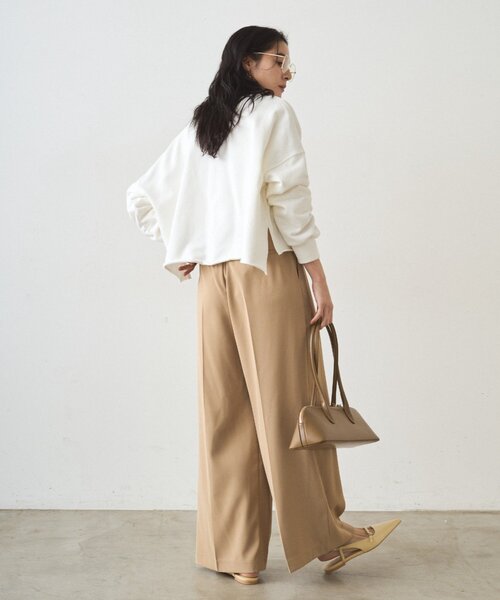 LOUNGEDRESS（ラウンジドレス）の「2タックワイドパンツ（その他パンツ・レディース・ネイビー/ベージュ/アイボリー/ブラック・SMALL/MEDIUM）」の22枚目の写真