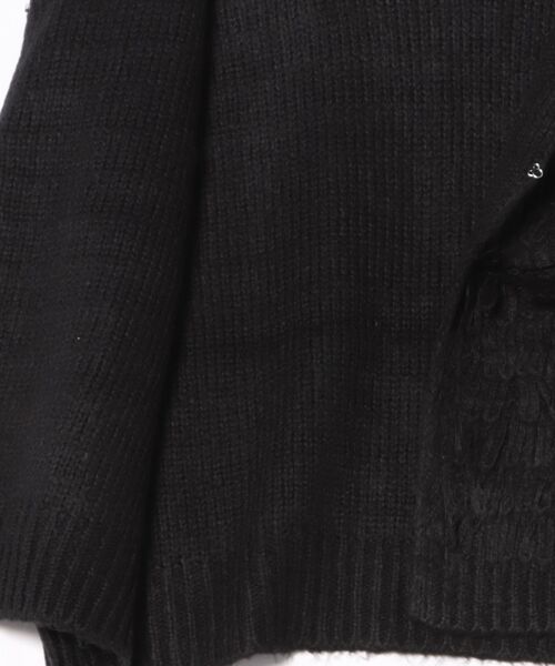 Sawa a la mode(サワアラモード)の「ループフリンジベスト(ベスト・レディース・ブラック/グレー・FREE)」の22枚目の写真