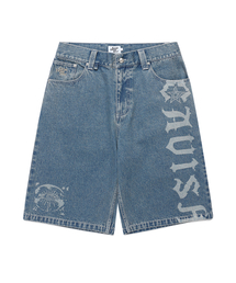 Cavish（カビシ）の「OVERDYED DENIM SHORTS BLUE(CV2FMUD161A)（その他パンツ）」