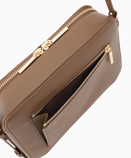 LAZY SUSAN（レイジースーザン）の「ショルダーバッグ　ボックスムース（ショルダーバッグ・レディース・ブラウン/ブラック・FREE）」の3枚目の写真