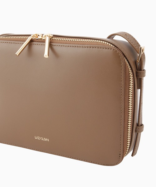 LAZY SUSAN（レイジースーザン）の「ショルダーバッグ　ボックスムース（ショルダーバッグ・レディース・ブラウン/ブラック・FREE）」の5枚目の写真