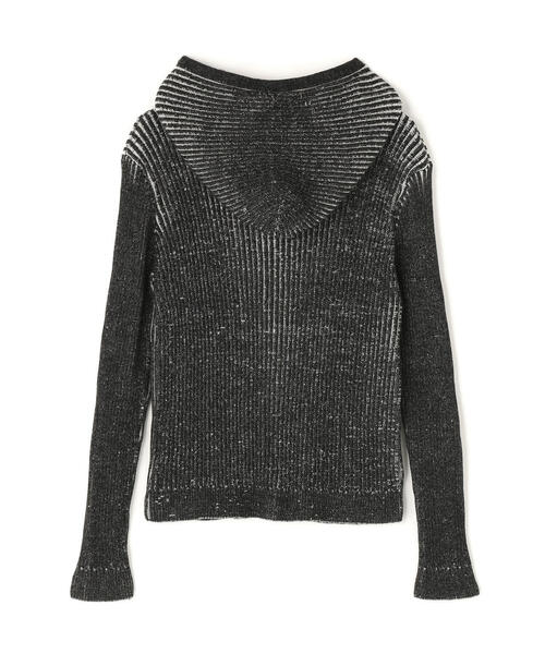 SIS（エスアイエス）の「SIS/エスアイエス/Rib Zip Hoodie（パーカー・レディース・ブラック/グレー・F）」の10枚目の写真