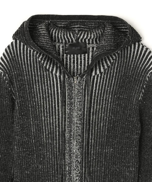 SIS（エスアイエス）の「SIS/エスアイエス/Rib Zip Hoodie（パーカー・レディース・ブラック/グレー・F）」の11枚目の写真