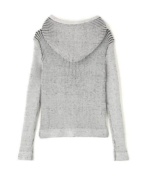 SIS（エスアイエス）の「SIS/エスアイエス/Rib Zip Hoodie（パーカー・レディース・ブラック/グレー・F）」の3枚目の写真