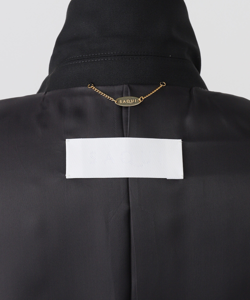 セール】SAQUI サキ PEAKED LAPEL SINGLE ジャケット 25FW30
