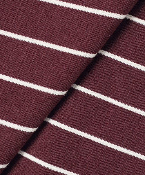 JOURNAL STANDARD（ジャーナルスタンダード）の「カラーボーダーリラックスCS（Tシャツ/カットソー・レディース・ネイビー/サックスブルー/ピンク/ボルドー・FREE）」の19枚目の写真