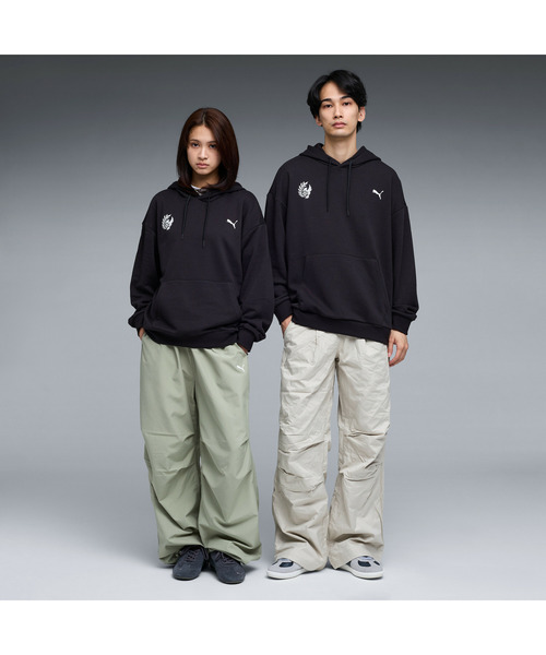 PUMA モンスターハンターワイルズ アイルー フーディ T7 プーマ パーカー PUMA（プーマ） ユニセックス PUMA x モンスターハンターワイルズ