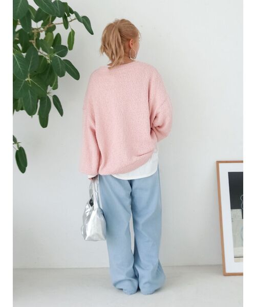 Ungrid（アングリッド）の「ライトオンスストレートデニム（デニムパンツ・レディース・ライトブルー・25inch/24inch/26inch）」の15枚目の写真