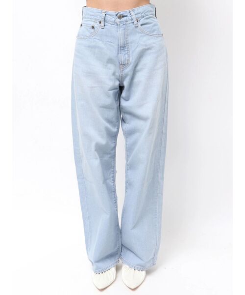 Ungrid（アングリッド）の「ライトオンスストレートデニム（デニムパンツ・レディース・ライトブルー・25inch/24inch/26inch）」の16枚目の写真