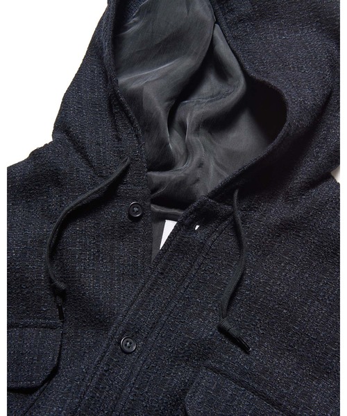 SOPHNET.（ソフネット）の「FANCY TWEED HOODED SHIRT（ブルゾン・メンズ・B/A・2/3/4/5/1）」の9枚目の写真
