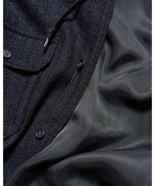 SOPHNET.（ソフネット）の「FANCY TWEED HOODED SHIRT（ブルゾン・メンズ・B/A・2/3/4/5/1）」の10枚目の写真