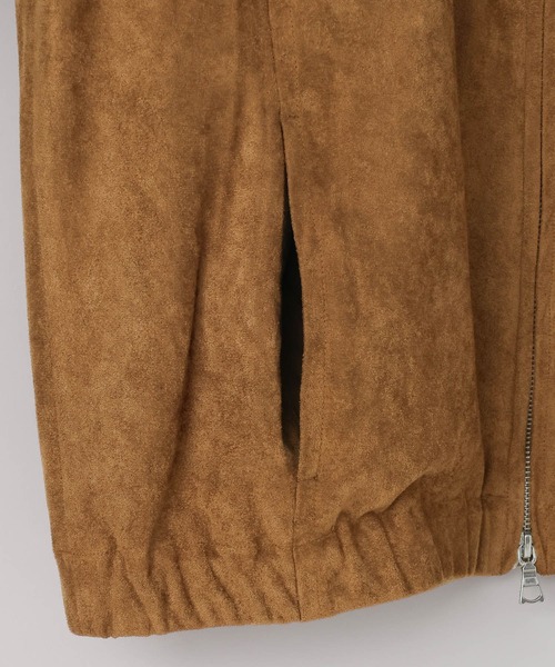 LOWRYS FARM（ローリーズファーム）の「【LFM(U)】スウェードライクＺＩＰジャケット　 636527（ブルゾン・メンズ・ライトグレー/ブラウン・MEDIUM/LARGE）」の8枚目の写真