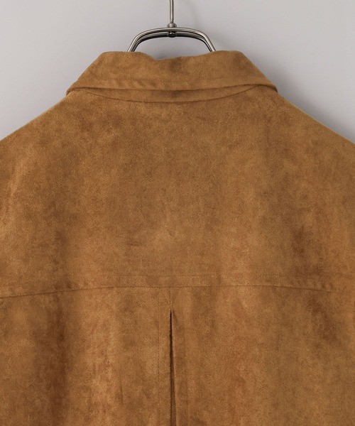 LOWRYS FARM（ローリーズファーム）の「【LFM(U)】スウェードライクＺＩＰジャケット　 636527（ブルゾン・メンズ・ライトグレー/ブラウン・MEDIUM/LARGE）」の9枚目の写真