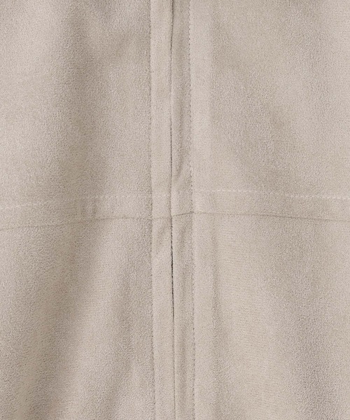LOWRYS FARM（ローリーズファーム）の「【LFM(U)】スウェードライクＺＩＰジャケット　 636527（ブルゾン・メンズ・ライトグレー/ブラウン・MEDIUM/LARGE）」の14枚目の写真