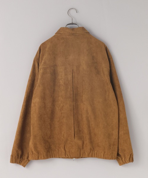 LOWRYS FARM（ローリーズファーム）の「【LFM(U)】スウェードライクＺＩＰジャケット　 636527（ブルゾン・メンズ・ライトグレー/ブラウン・MEDIUM/LARGE）」の3枚目の写真