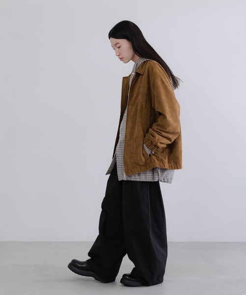 LOWRYS FARM（ローリーズファーム）の「【LFM(U)】スウェードライクＺＩＰジャケット　 636527（ブルゾン・メンズ・ライトグレー/ブラウン・MEDIUM/LARGE）」の17枚目の写真