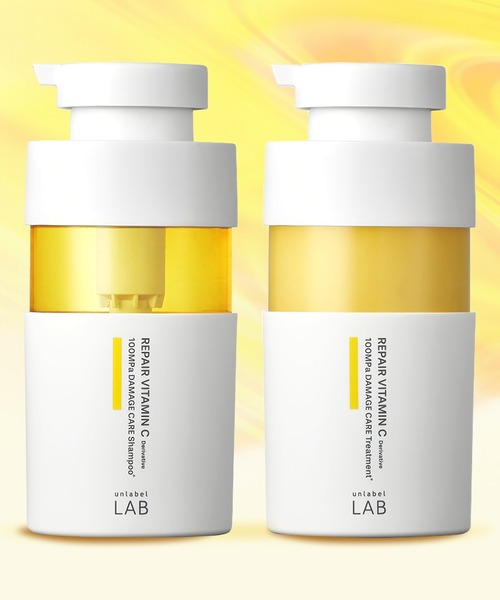 unlabel LAB(アンレーベルラボ)の「アンレーベル ラボ シャンプー&トリートメントセット(シャンプー・レディース・EXバウンス/KRコントロール/COモイスト/Vリペア・FREE)」の1枚目の写真