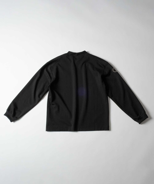 Felt-Maglietta（フェルトマリエッタ）の「[ROUXDI PERFE ルゥディパフィー]ベーマーク刺繍モックネックトップス（Tシャツ/カットソー・メンズ・ホワイト/ブラック・LARGE/X-LARGE/MEDIUM）」の12枚目の写真