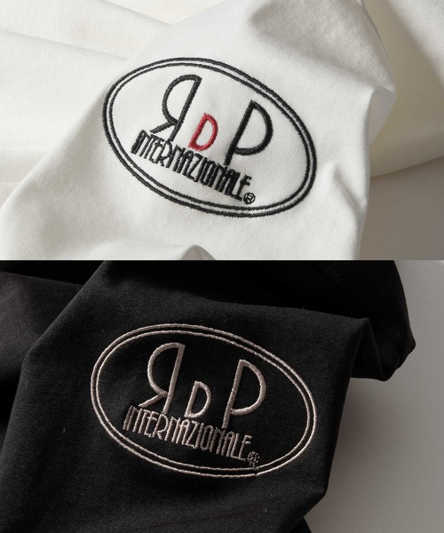 Felt-Maglietta（フェルトマリエッタ）の「[ROUXDI PERFE ルゥディパフィー]ベーマーク刺繍モックネックトップス（Tシャツ/カットソー・メンズ・ホワイト/ブラック・LARGE/X-LARGE/MEDIUM）」の21枚目の写真