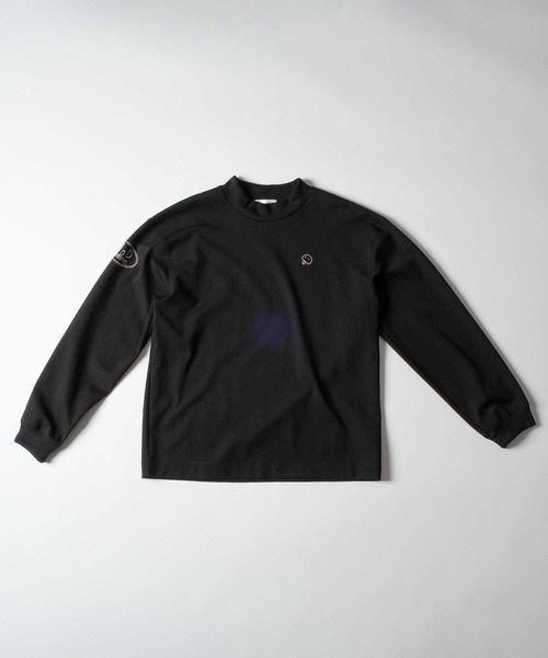 Felt-Maglietta（フェルトマリエッタ）の「[ROUXDI PERFE ルゥディパフィー]ベーマーク刺繍モックネックトップス（Tシャツ/カットソー・メンズ・ホワイト/ブラック・LARGE/X-LARGE/MEDIUM）」の11枚目の写真
