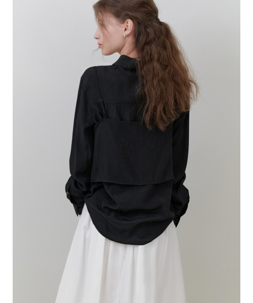 RE_L（リエル）の「Loll bustier blouse_2piece (black)（シャツ/ブラウス・レディース・その他・FREE）」の4枚目の写真