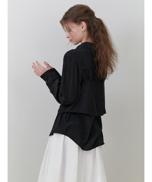 RE_L（リエル）の「Loll bustier blouse_2piece (black)（シャツ/ブラウス・レディース・その他・FREE）」の6枚目の写真