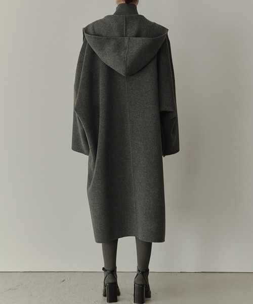 セール】【再入荷】フードダブルフェイスコート / Hooded Double-Face