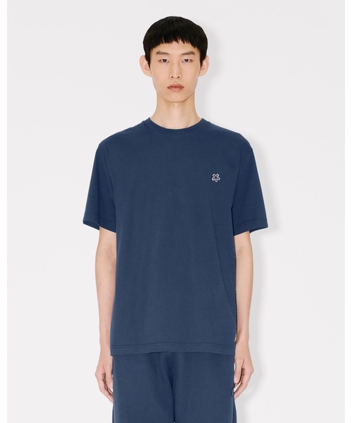 KENZO(ケンゾー)の「'Boke Flower' エンブロイダリー Tシャツ イン コットン(Tシャツ/カットソー・メンズ・ブルー系その他4・SMALL/MEDIUM/LARGE/XX-LARGE/X-LARGE/X-SMALL)」の3枚目の写真