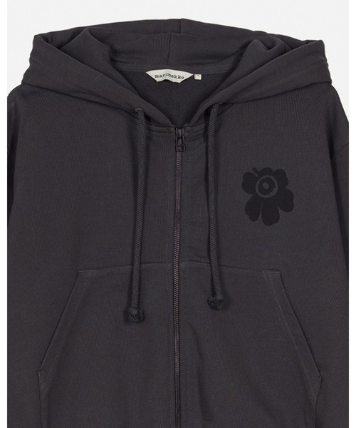 marimekko(マリメッコ)の「【kioski】Joggi Unikko / hoodie(パーカー・レディース・ブラック・SMALL/MEDIUM)」の7枚目の写真