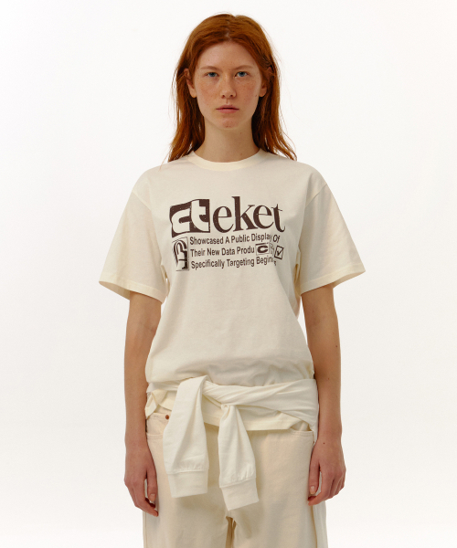 TEKET(テケット)の「Plan Tee Cream(Tシャツ/カットソー・レディース・その他・LARGE/SMALL/MEDIUM)」の1枚目の写真