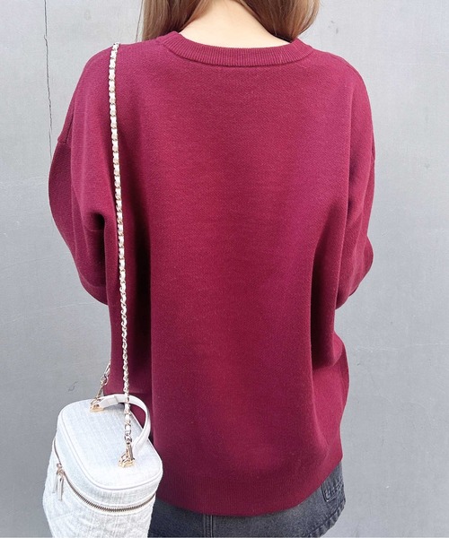 INGNI（イング）の「3段ロゴニット（ニット/セーター・レディース・ワイン系2/ネイビー系3/ピンク系2/グレー系その他3/ホワイト系4・M）」の18枚目の写真