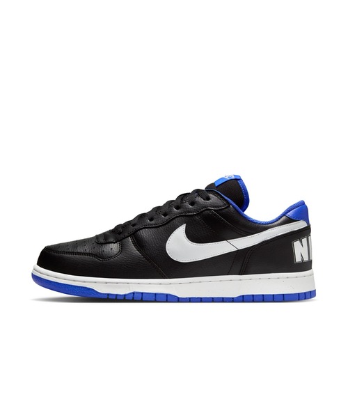 NIKE（ナイキ）の「NIKE/ナイキ ﾋﾞｯｸﾞﾅｲｷ LOW（スニーカー・メンズ・ブラック×ブルー・26cm/26.5cm/27cm/27.5cm/28cm/25.5cm）」の4枚目の写真