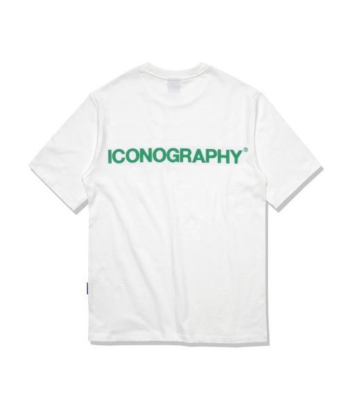 ICONOGRAPHY(アイコノグラフィー)の「グラフィアプリケ IV GE(Tシャツ/カットソー・メンズ・ホワイト・LARGE/MEDIUM/X-LARGE)」の5枚目の写真