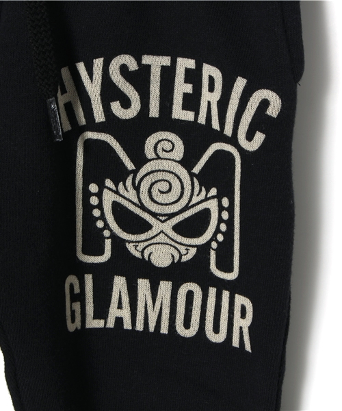 HYSTERIC MINI（ヒステリックミニ）の「スリムシルエット10分丈スウェットパンツ（その他パンツ・キッズ・トップグレー/ブラック・100/120/110）」の6枚目の写真