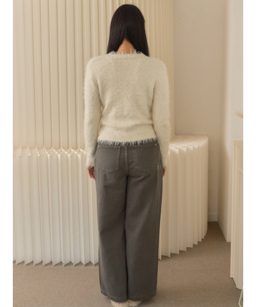 Sorry,Too Much Love(ソーリートゥーマッチラブ)の「Sweet Halo Metallic Knit Cardigan_Ivory(カーディガン/ボレロ・レディース・その他・FREE)」の5枚目の写真