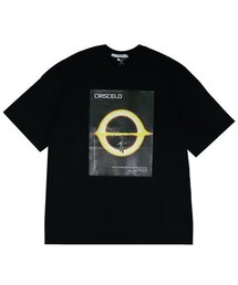 CRISCELO（クリスチェロ）の「(ユニセックス) LIGHT SPEADS 半袖Tシャツ - (ブラック 20番手 オーバーサイズ)（Tシャツ/カットソー）」
